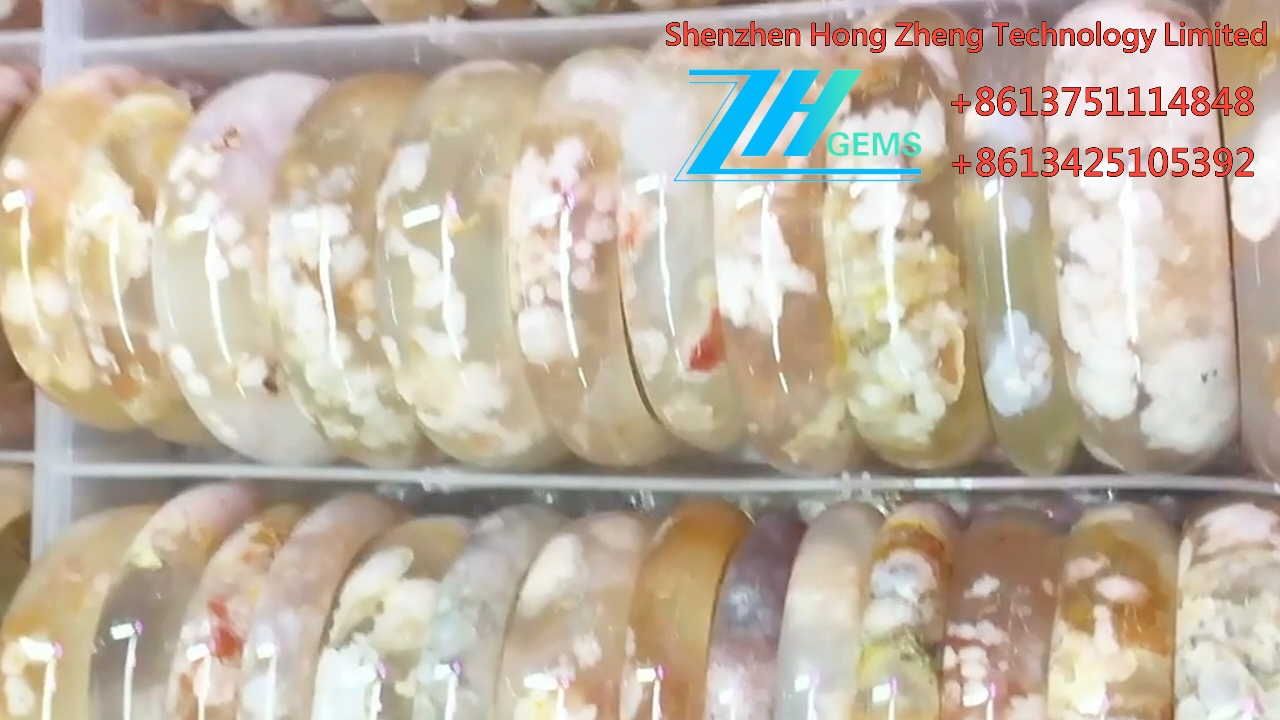 Bizhuteri 100% natyral me agat me lule qershie Shëruese 1