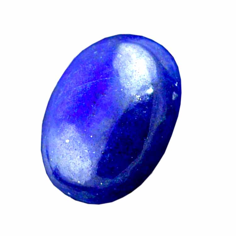 قدرتي لپس لازولي ڪيبوچون اوول شڪل تمام صاف معيار جو لوز قيمتي پٿر 3