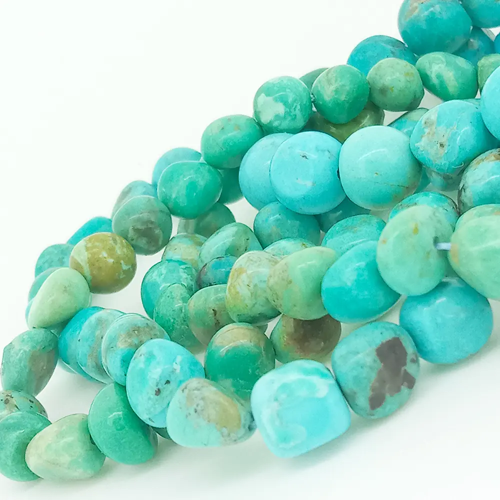 ZH fadaka | oke didara turquoise gemstone cabochon owo 4