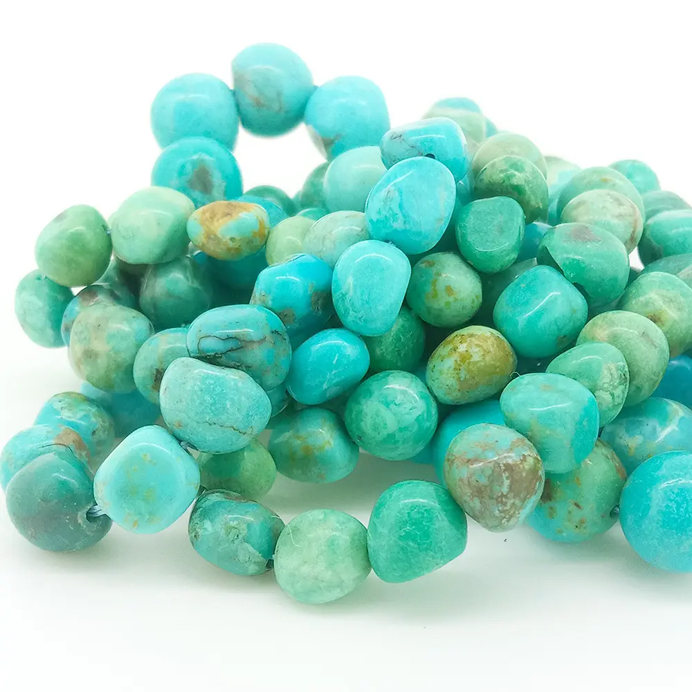 ZH fadaka | oke didara turquoise gemstone cabochon owo 5