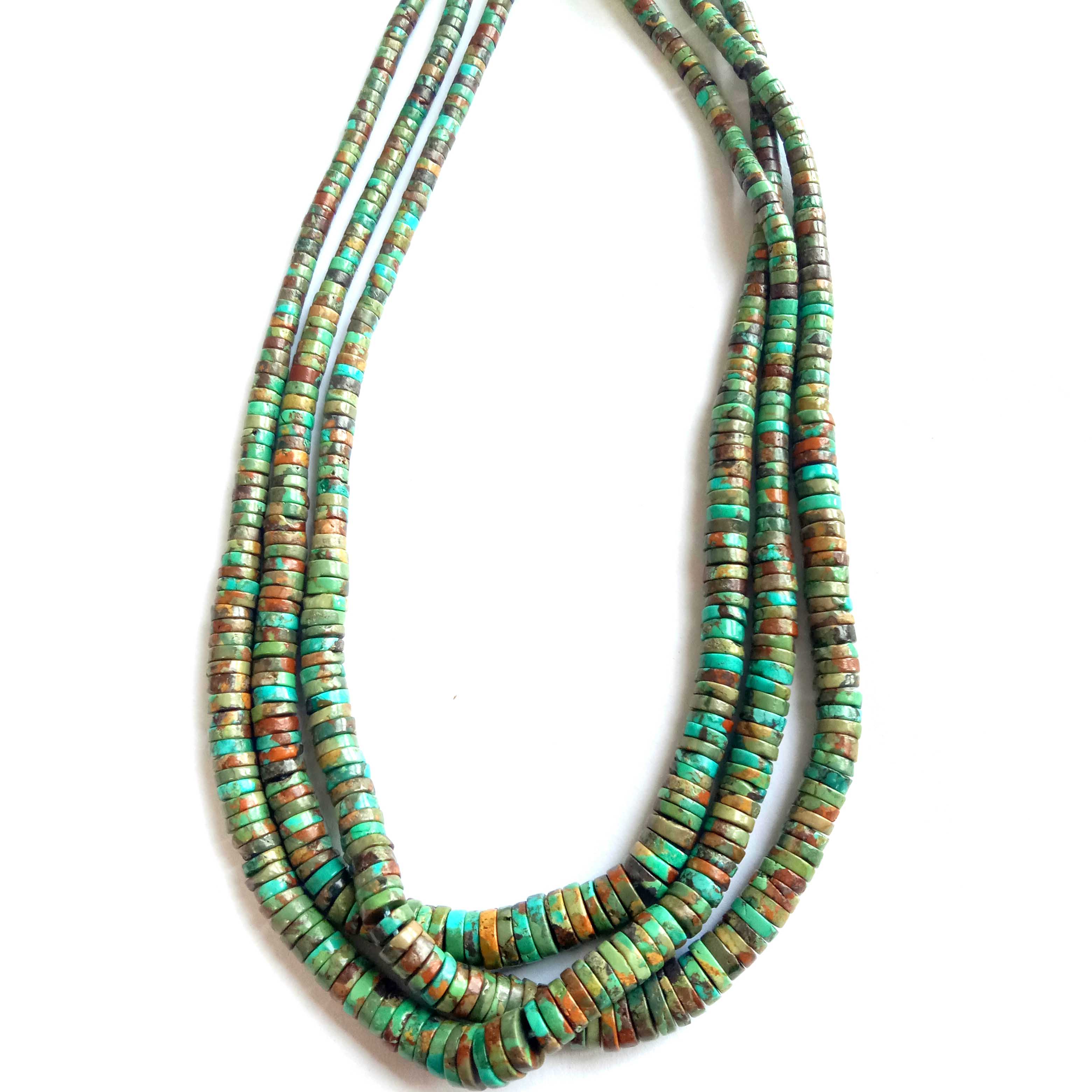 Τιρκουάζ μαργαριτάρια Heishi επίπεδες και λείες Φυσικό μαργαριτάρι ροδέλας φυσικό μαργαριτάρι δίσκου 18