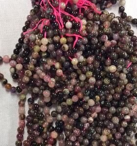 Gleiniau Naturiol Gemstone Llinynnau du rhydd ar gyfer Emwaith 8