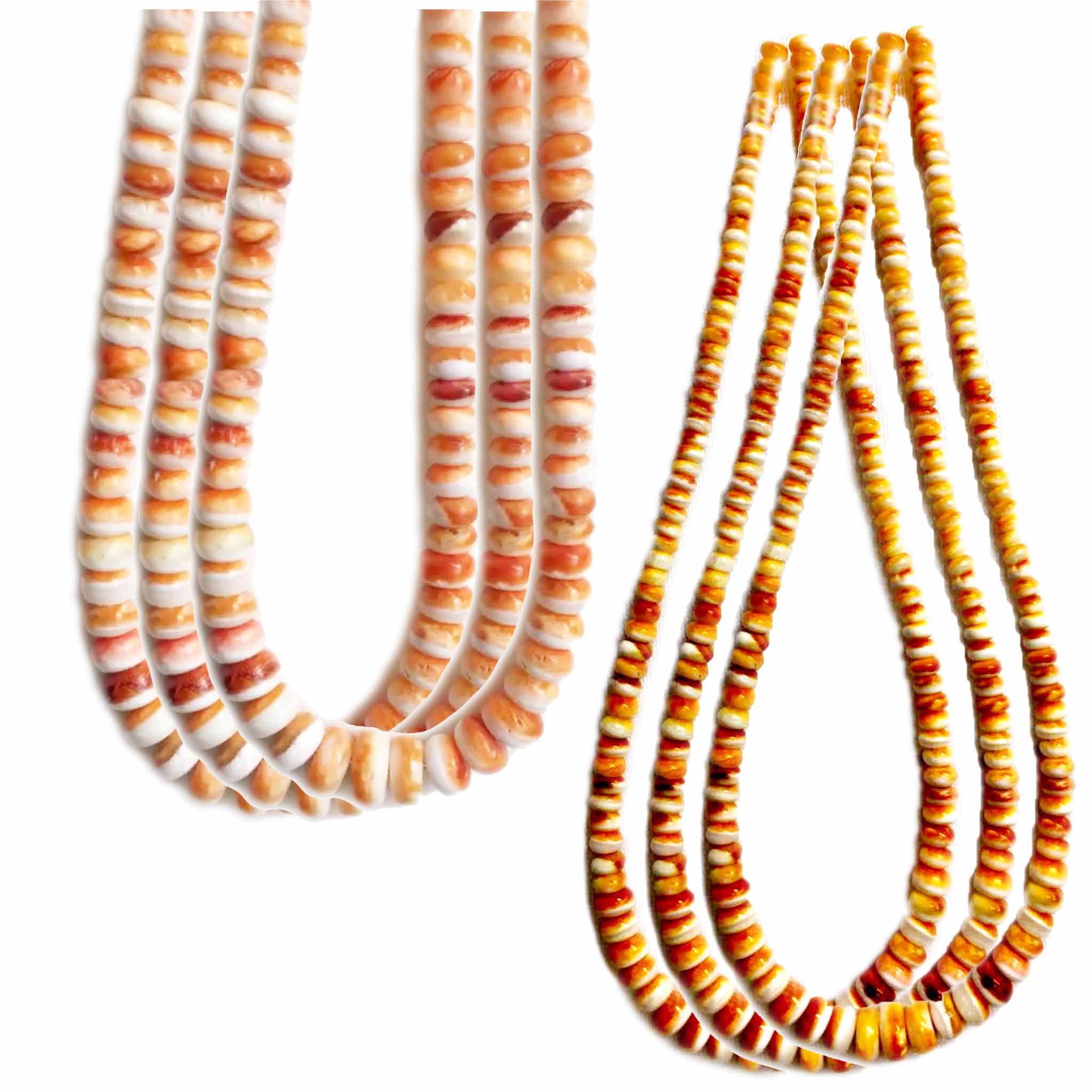 Натуральна Мексика колюча устриця оранжево-рожеві намистини з дорогоцінних каменів для виготовлення прикрас для намиста 14