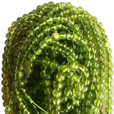 ପ୍ରାକୃତିକ ପେରିଡଟ୍ ଗୋଲ ଆକାରର ମଣି ସବୁଜ ମଣି ତାର 8