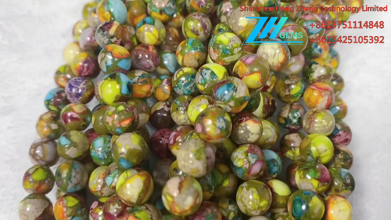 Fíor 100% Nádúrtha Turquoise Gemstone Babhta 6MM Bead Loose 8