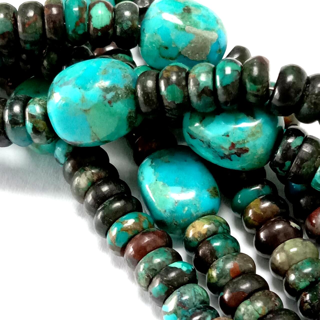 حقيقي آفريڪي فيروزي هار 15