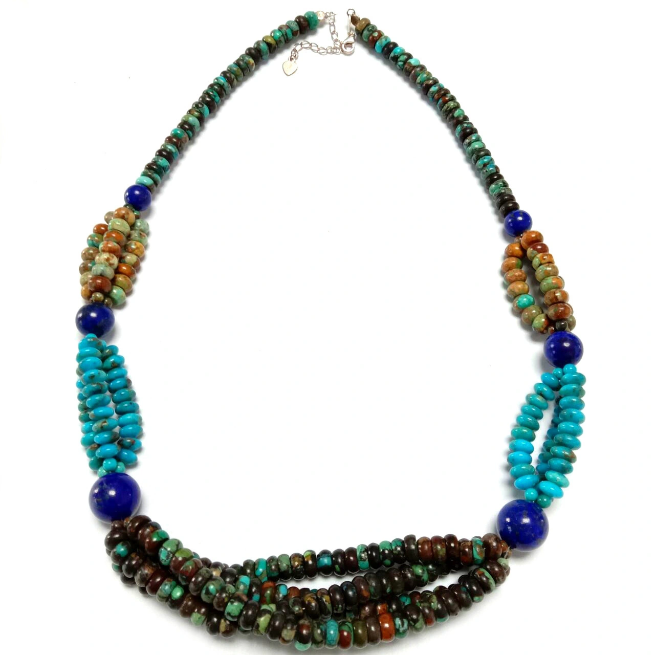 Natural Arizona Turquoise Necklace Genuine Turquoise Beaded Necklace Blue Turquoise Beads Necklace Necklace Gemstone 1