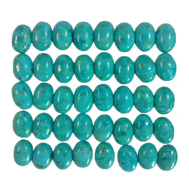 Turquoise oval 10x14mm cabochon natural turquoise cabochon 15