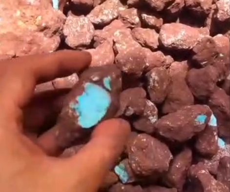 turquoise ጥሬ ሻካራ ቁሳዊ 3