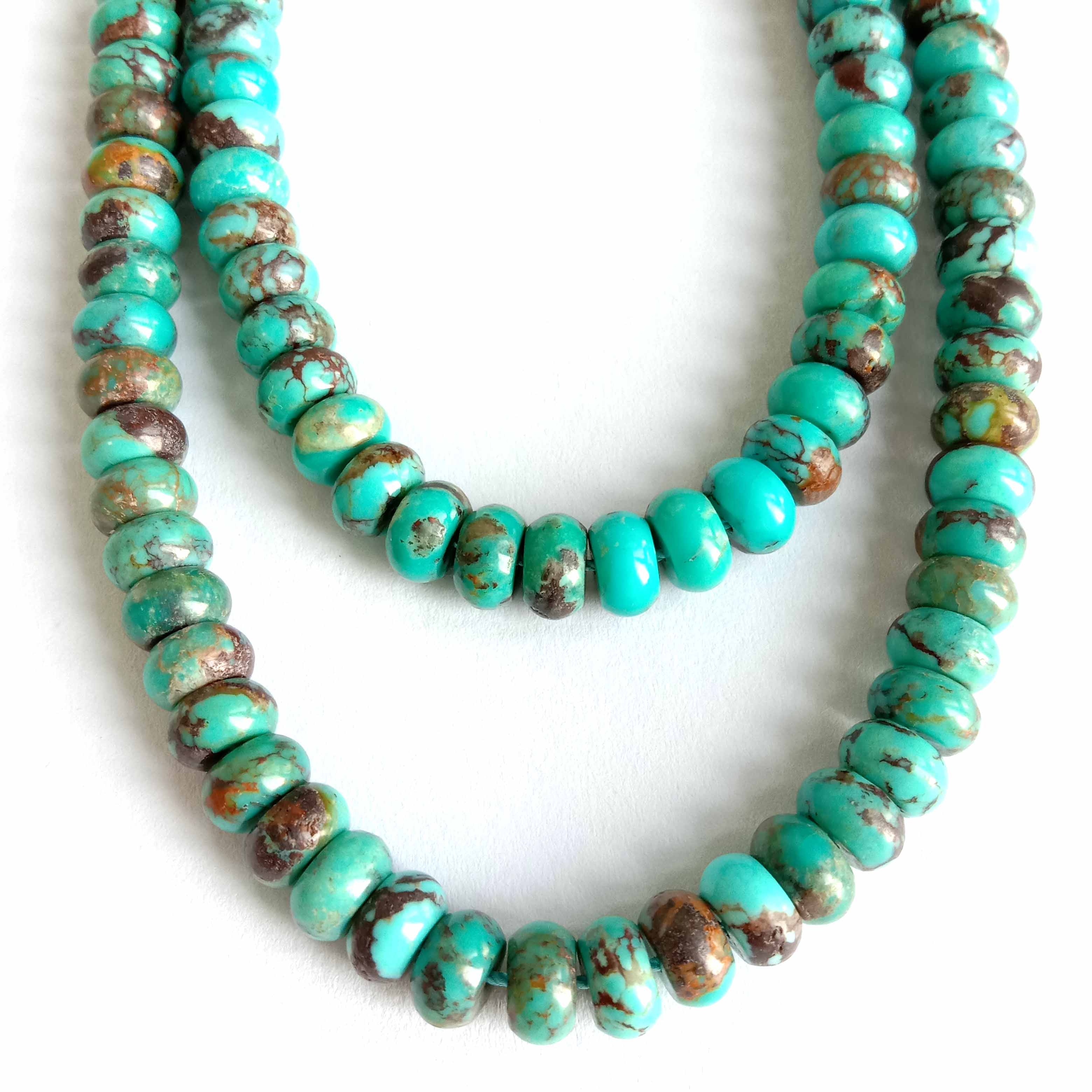 3x6 ממ דסקיות לא סדירות בטורקיז טבעי ירוק-כחול-מעורב עגולים לא צבועים חרוזי טורקיז אמיתיים 18