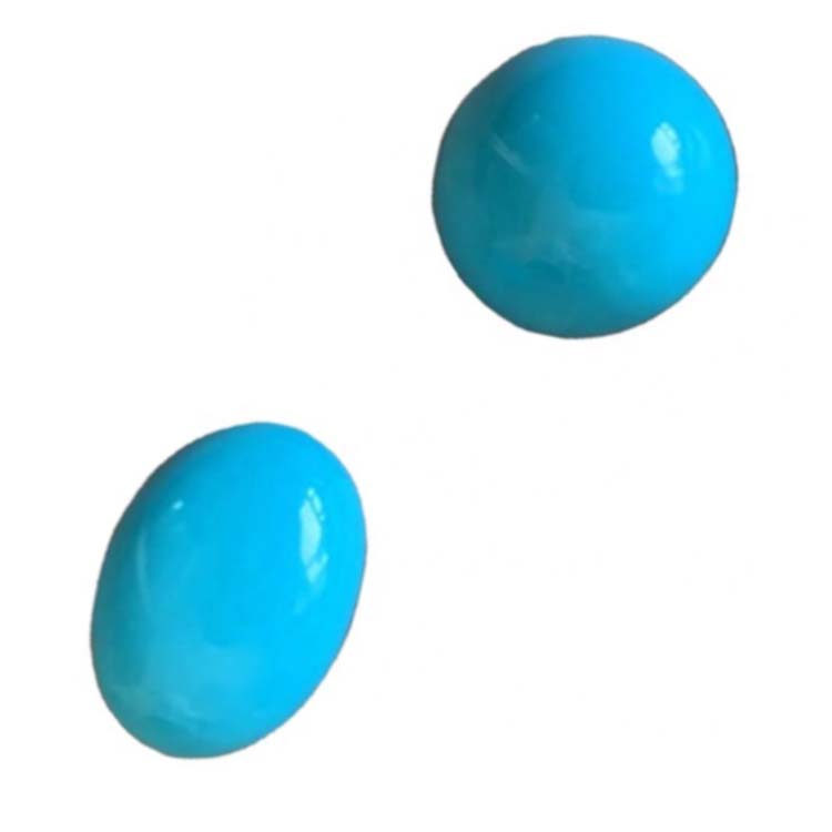 หายากธรรมชาติ USA เจ้าหญิงนิทรา turquoise อัญมณีรูปไข่ cabochons สำหรับผู้หญิงผู้ชาย ring 15