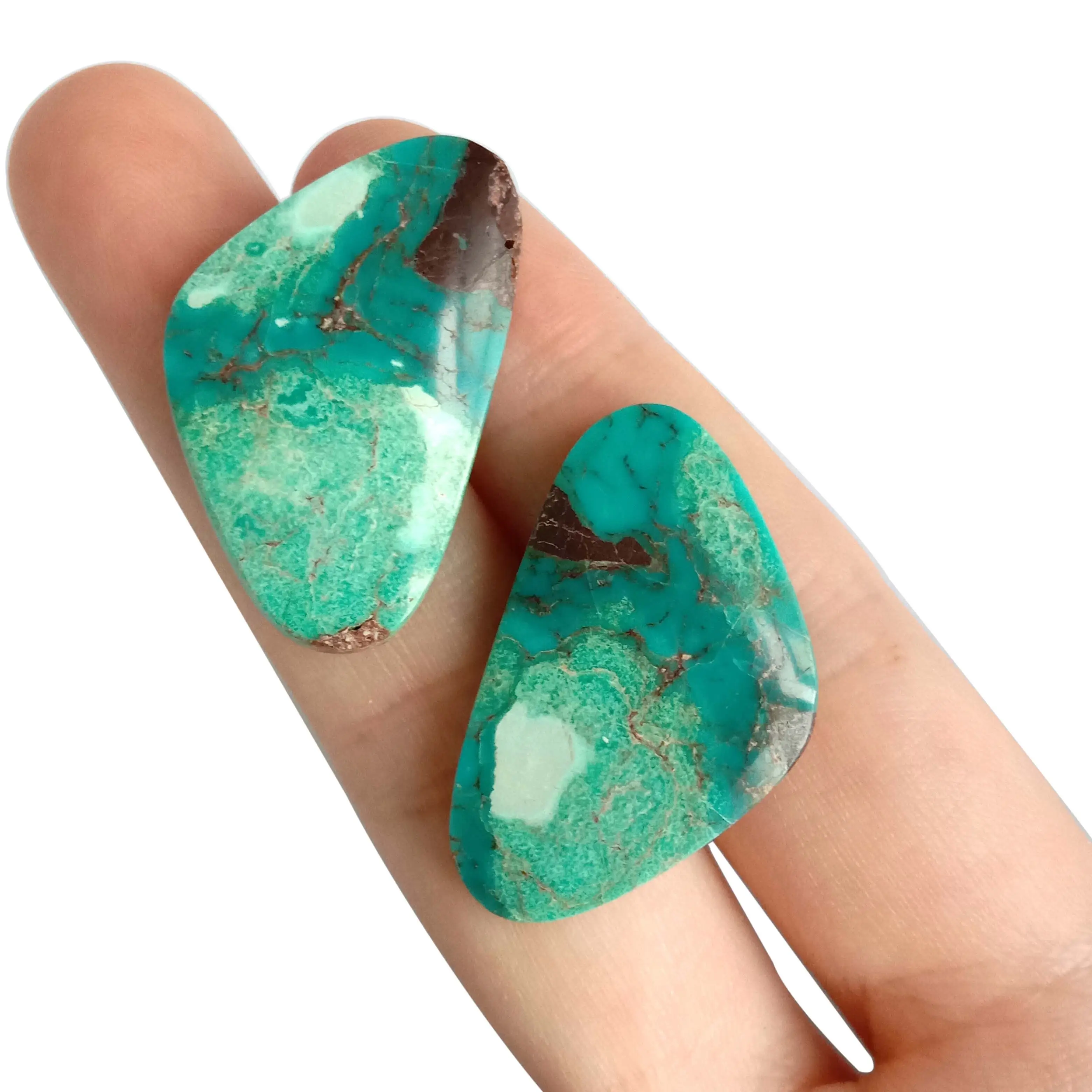 ZH Matlotlo | boleng bo botle ba khoebo ea turquoise cabochons 1