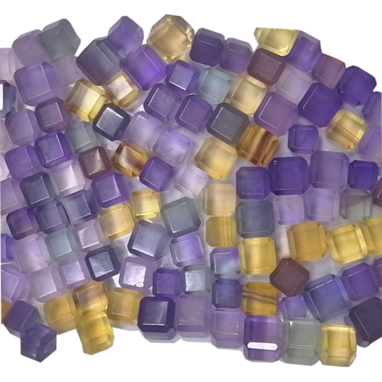 Fine Quality Green Fluorite tiag jewellery Craft Jewelry Gemstone Ntuj Carving Strand Fluorite square zoo 14