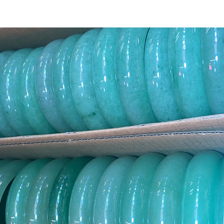 Wholesale chalcedony donut Agate stone band bangle gemstone Healing crystal woman Girl anglegift 14