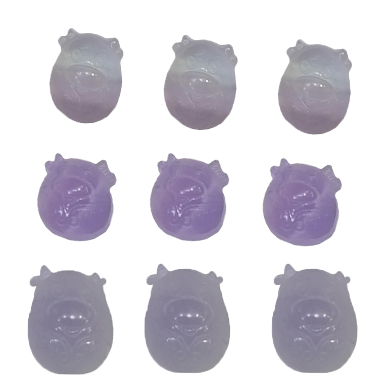 Kūʻai Kūʻai Kūʻai Kūʻai Handmade Natural dorut Anuenue Fluorite Butterfly Carvings 14