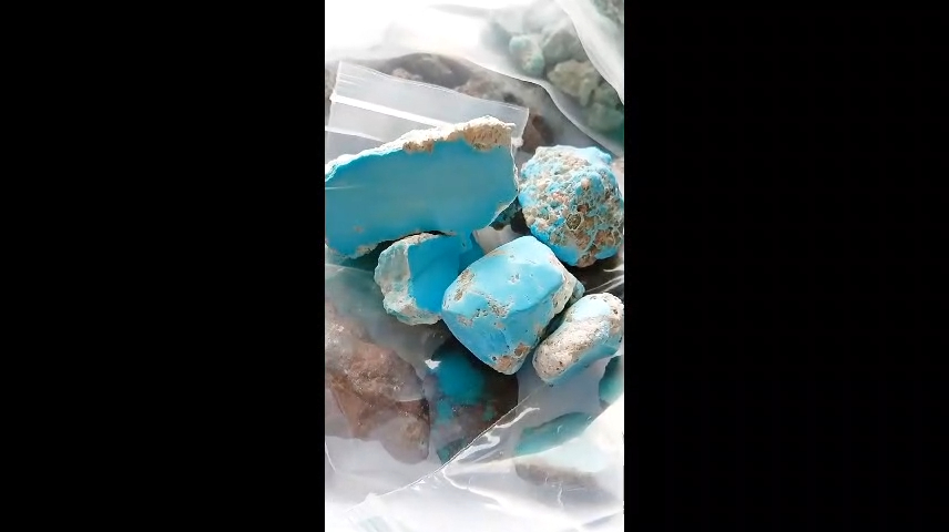 Egte Persiese klippe Natuurlike Turkoois Ruwe materiaal 9