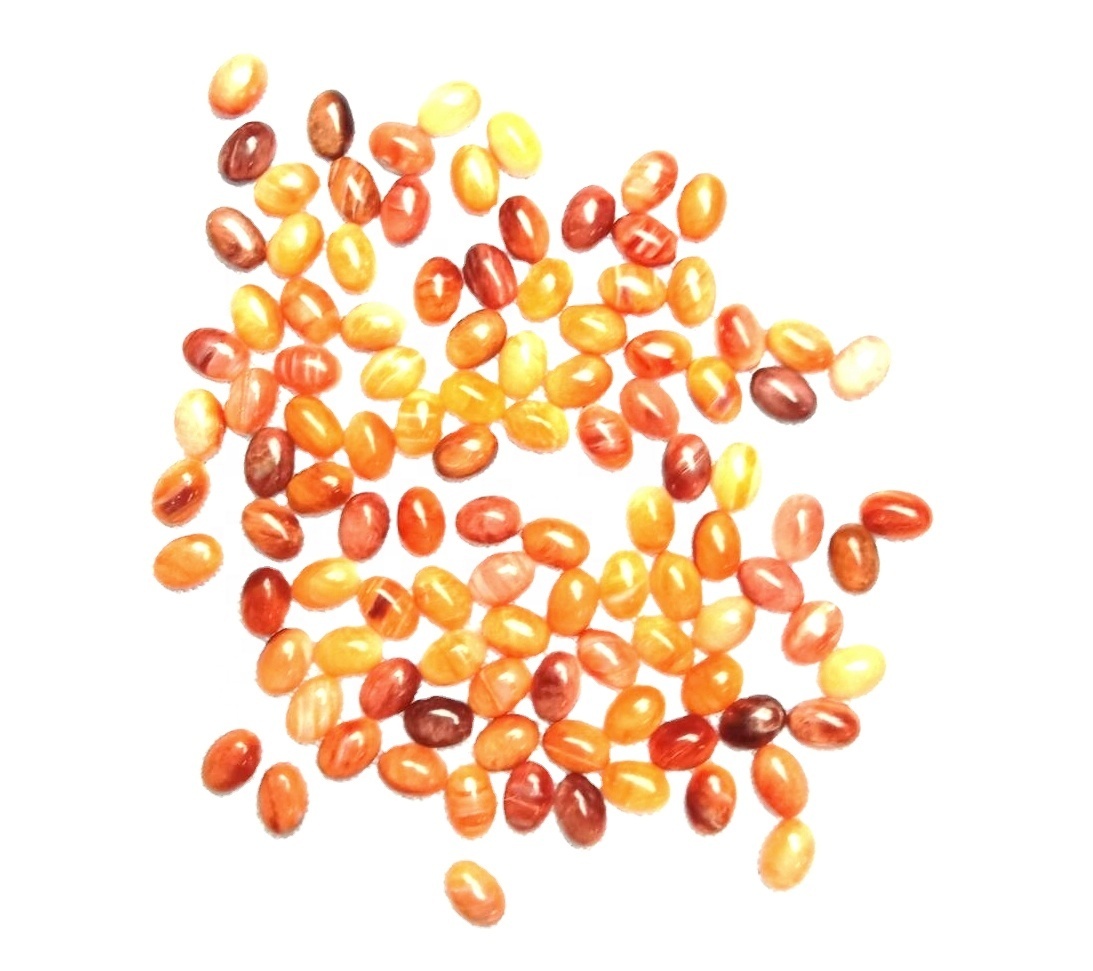 100% Natural High Quality Spiny Oyster Shell Oval Gemstone Cabochon 4