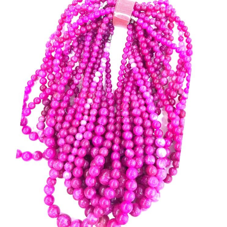 Natural rosered Wholesale PreciousGemstones Gemstone Top quality Precious Jade Jewelry Jadeite 14