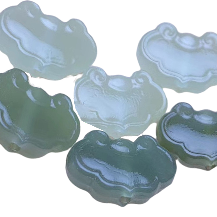 Τυχερός νεφρίτης Peace Buckle σχήμα σύννεφου Τυχερό δώρο 3