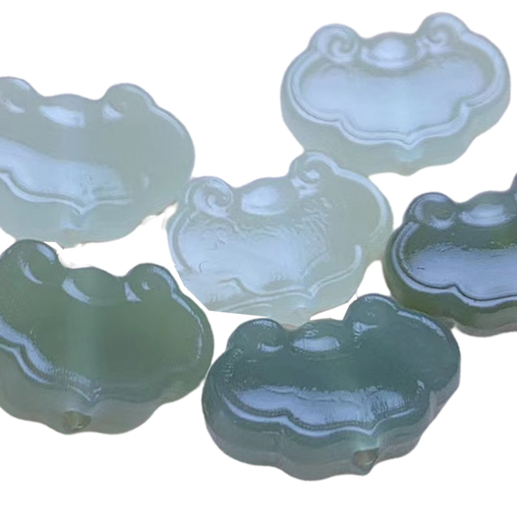 Τυχερός νεφρίτης Peace Buckle σχήμα σύννεφου Τυχερό δώρο 2