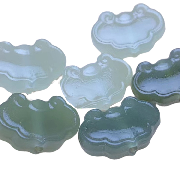 Τυχερός νεφρίτης Peace Buckle σχήμα σύννεφου Τυχερό δώρο 1