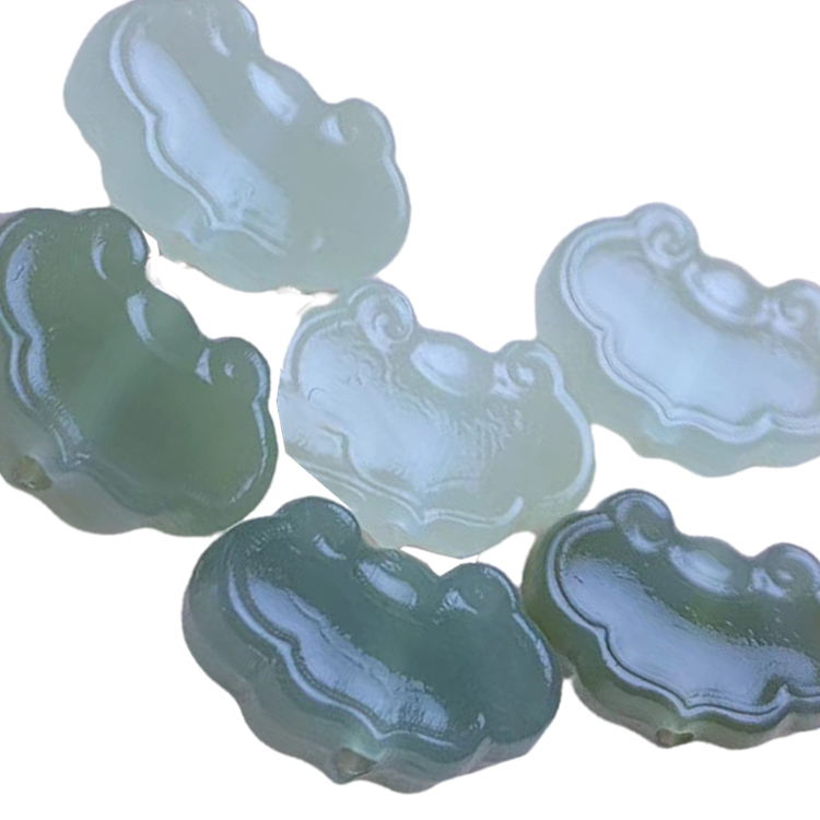 Τυχερός νεφρίτης Peace Buckle σχήμα σύννεφου Τυχερό δώρο 4