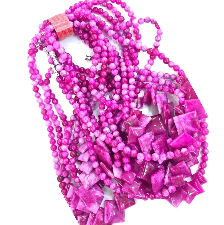 ZH fadaka | oke won won aṣa gemstone ẹgba owo 4