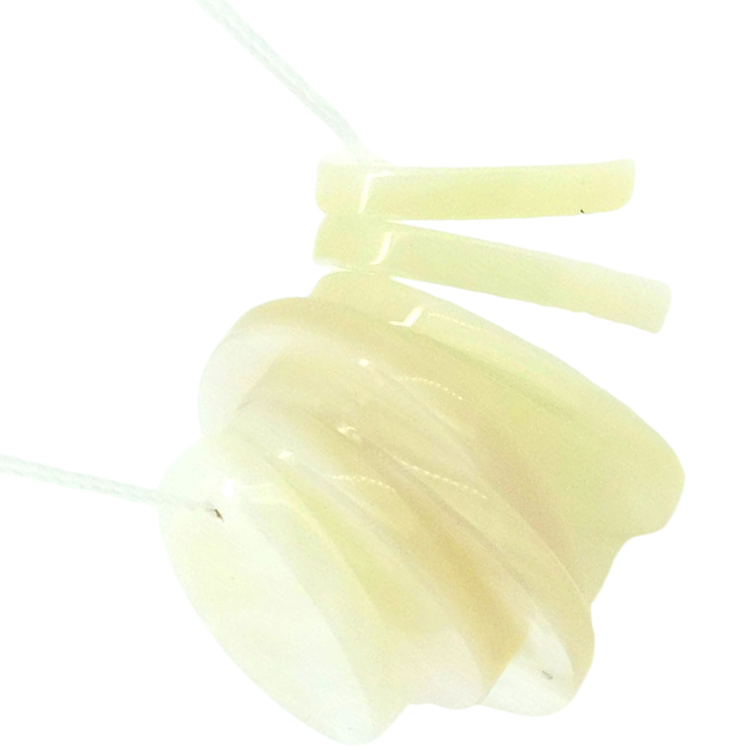 Mop Shell Gemstone Pear Shape Jewelry ogrlica 2