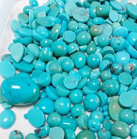 glas Gemstone Turquoise Cabochon PopularGenuine Afreolaidd 9