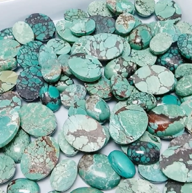 Poblogaidd Turquoise Cabochon Siâp glas gwirioneddol 9