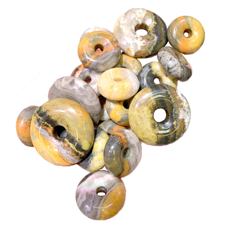 Bumble Bee txinatarrak egin bitxiak Harri bitxiak handizkako segurtasun-botoia eskuz egindako moda Bitxientzako opari onena naturala 14