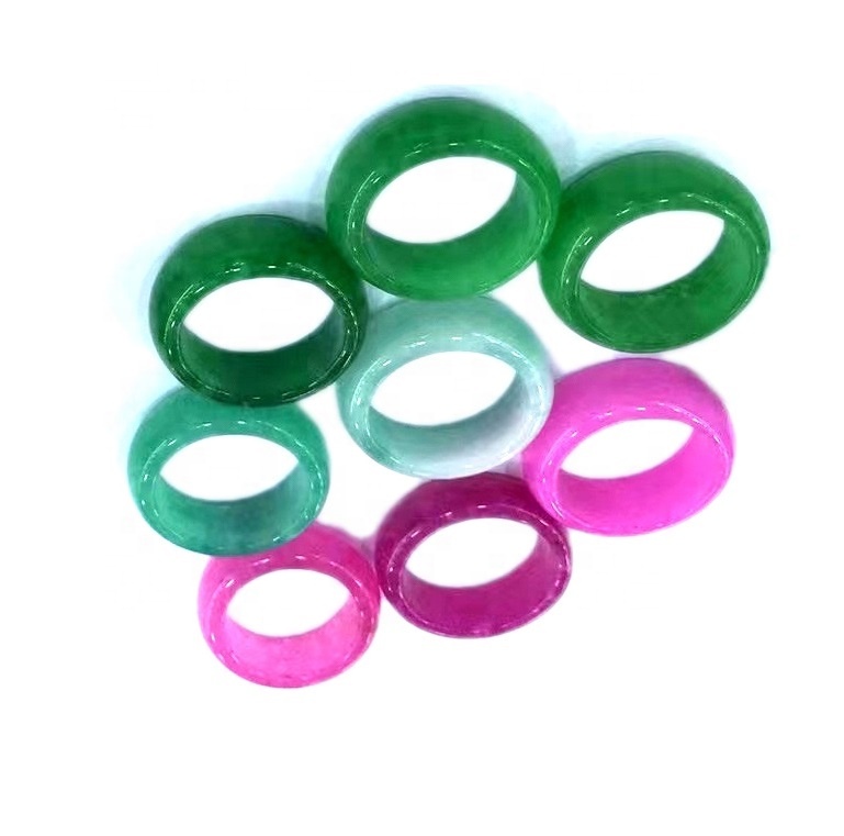 מאַלייַסיאַ הויך קוואַליטעט נאַטירלעך כאָולסייל געמסטאָנע רינג רויט און גרין דזשולערי דזשאַדעיטע 14