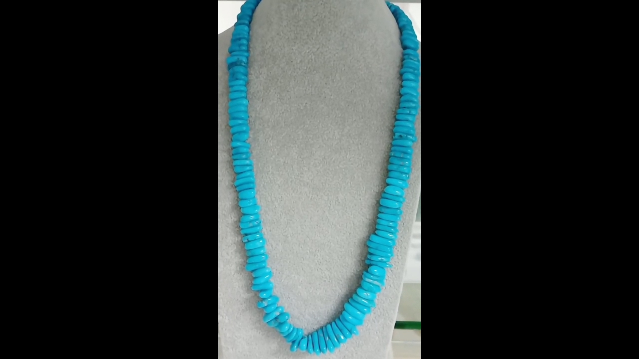 100% ਕੁਦਰਤੀ ਨਿਰਵਿਘਨ ਮਣਕੇ ਫਿਰੋਜ਼ੀ ਹਰੇ ਮਣਕੇ 9