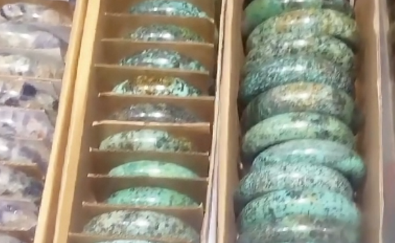 Handcraft ansawdd Naturiol Gemstone breichled Gorgeous Fawr 8