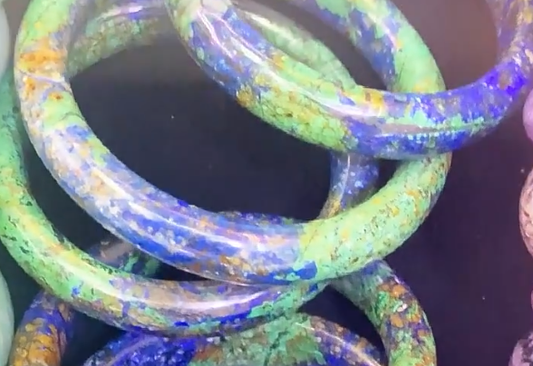 chalcedony bangle Agate stone bangle lehakoe bangle 8