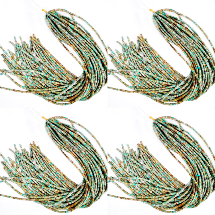 Природни 10 мм тиркизни хаулит тркалезни мониста Оригинален скапоцен камен 18