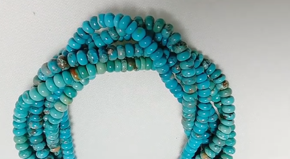 AAA Natural Turquoise 2mm Smooth Round 12