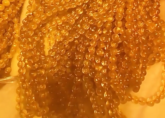 Cuarzo rutilado de cobre Piedra preciosa de cuarzo rutilado suave 8