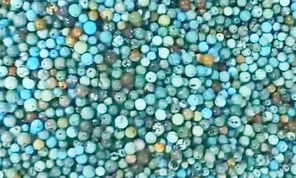 Ósvikinn 100% náttúrulegur túrkís gimsteinn, hringlaga lausar perlur 12