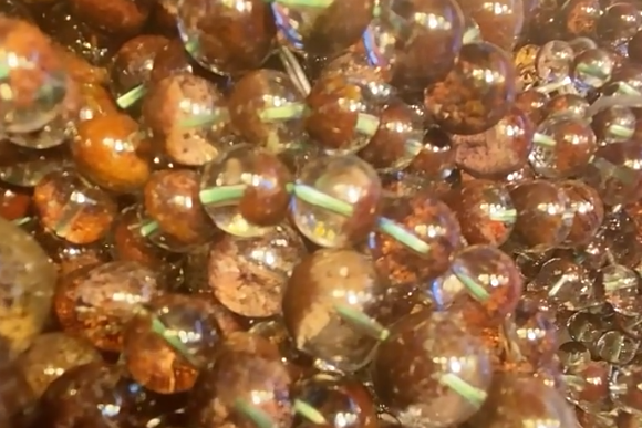 Pulsera de abalorios fantasma TURMALINA Cristal 8