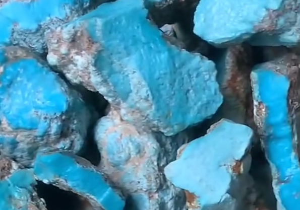 Natural Raw Turquoise Jewelry Ho etsa 9