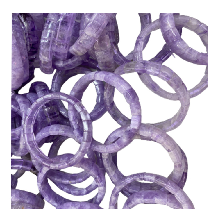 Grosir Hot Sale Gelang Batu Permata Yang Indah Ungu Alami Buatan Tangan Permata Nyata Rusia Charoite Bangle Tanpa Dicelup 14