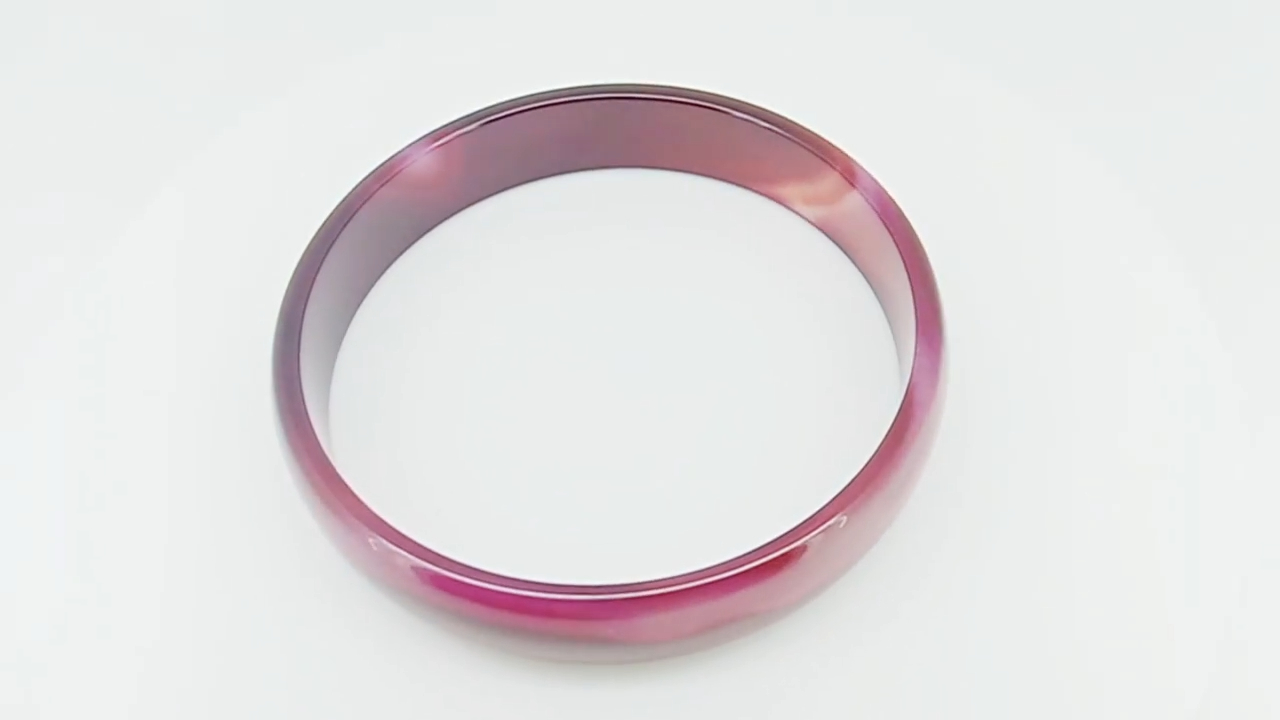 brazalete de calcedonia roja banda de piedra de ágata ancho de piedra preciosa 8