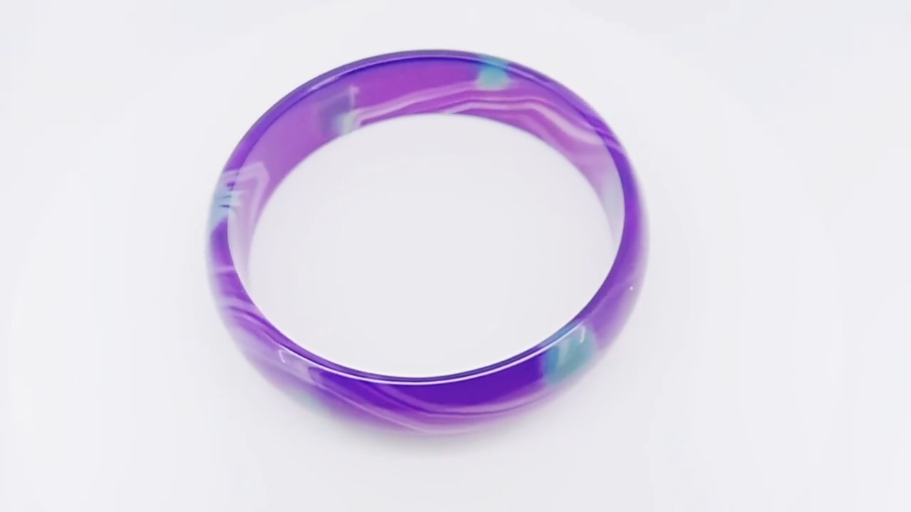 Agate steinband armband fjólublátt gimsteinn breidd armband 8