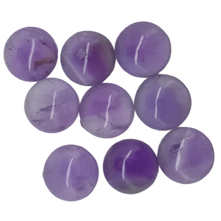 Висококвалитетен природен танзанит со кружен облик лабави скапоцени камења, танзанит кабошон за изработка на накит 29