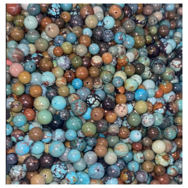 Natural Turquoise Round Beads 18