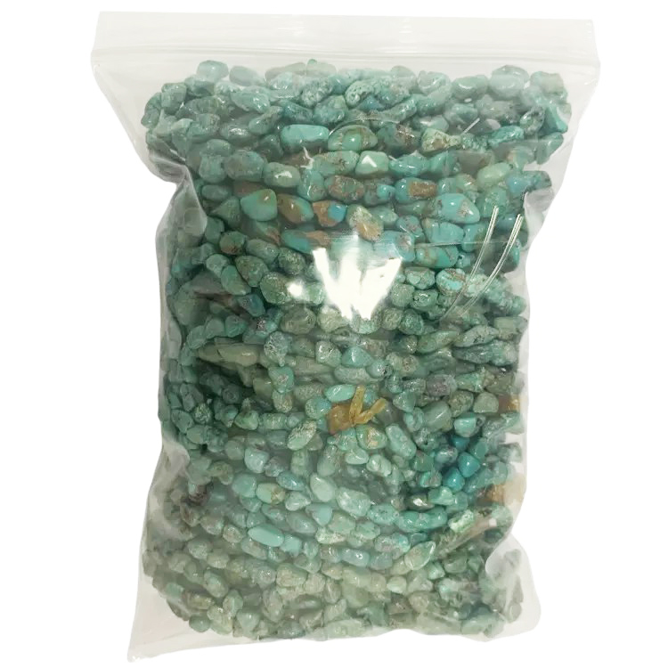 Natolotry ny volom-borona voajanahary ny turquoise chip gemstone beads 18