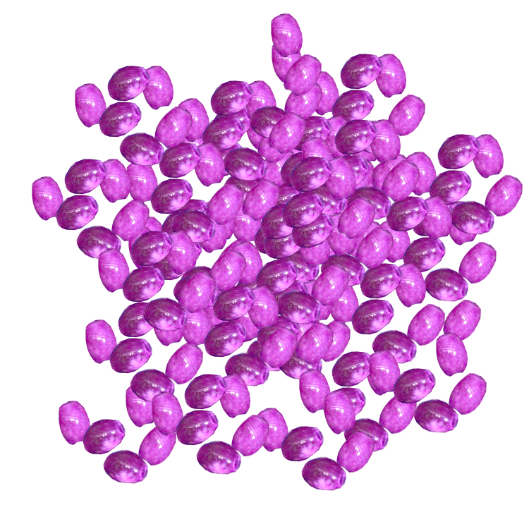 Asili zambarau mviringo Jade bora laini shanga pande zote Vito vya bangili Vito 14