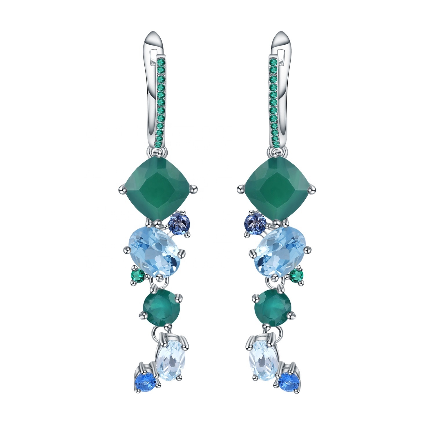 Natural Healing Drop Earrings Inner Peace Meditation 6