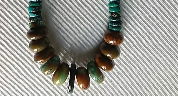 AAA سۈپىتى 3.5-6.5mm ئۇخلاش گۈزەللىكى تۇركۇزا مونچاقلىرى 12